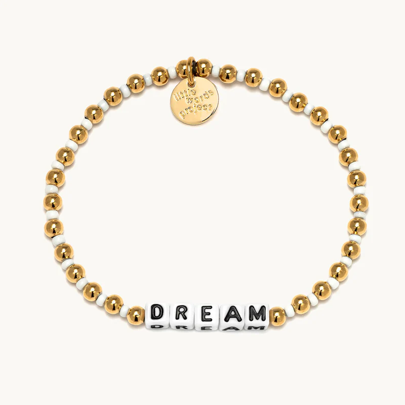 Little Words Project DREAM Bracelet (Waterproof Gold) S/M