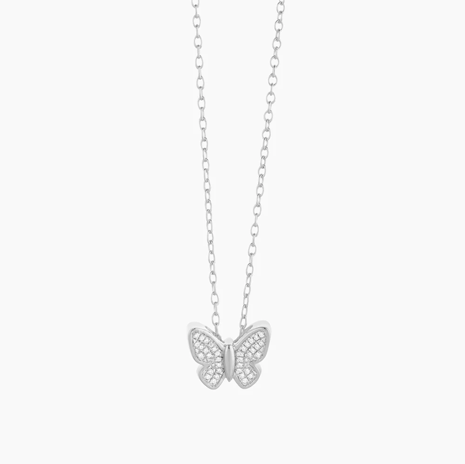 Ella Stein Butterfly Effect Necklace (Silver)