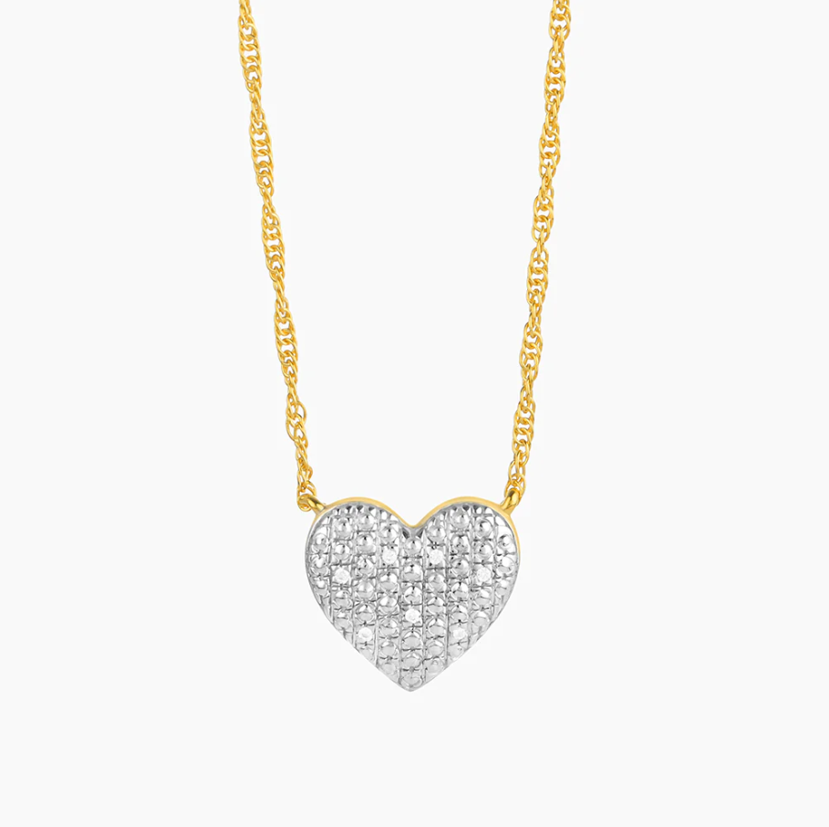 Ella Stein All of my Love Heart Necklace (Gold)