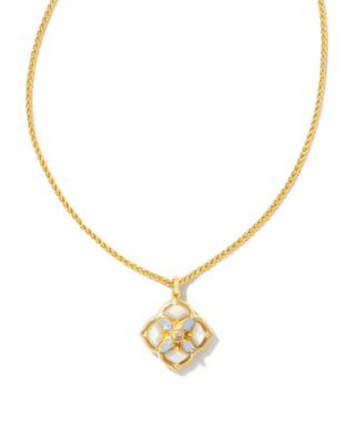 Kendra Scott Dira Pendant Necklace, Gold/Ivory