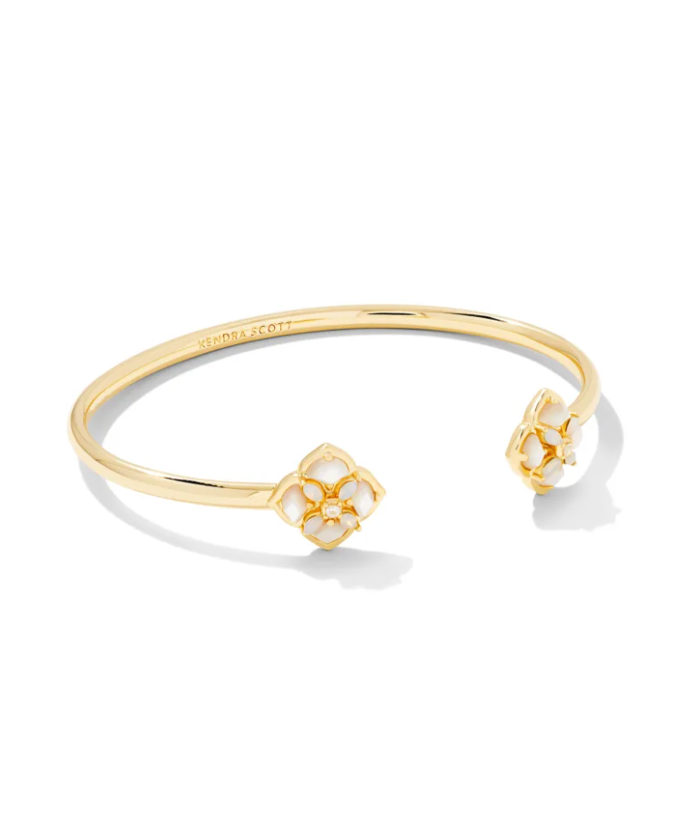 Kendra Scott Dira Cuff Bracelet, Gold/Ivory