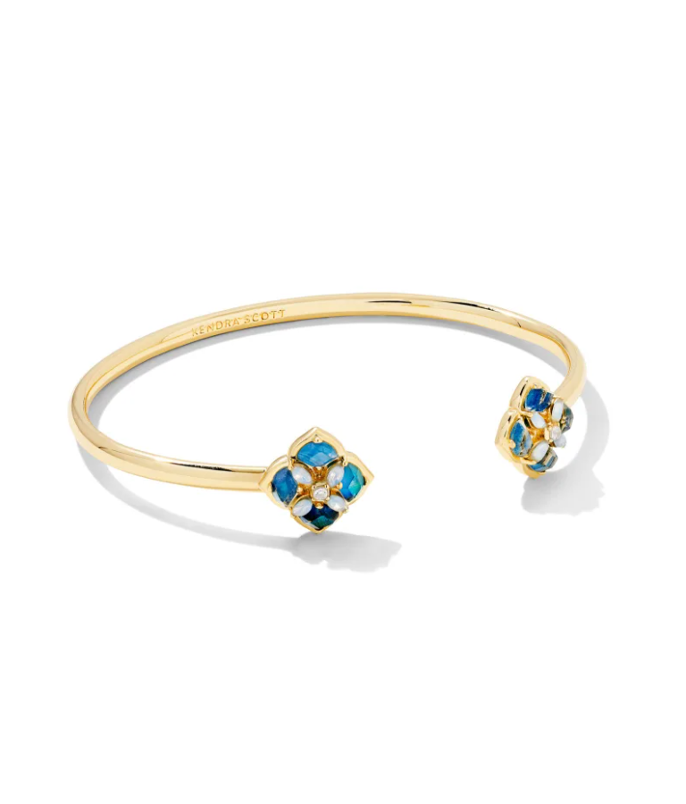 Kendra Scott Dira Cuff Bracelet, Gold/Blue