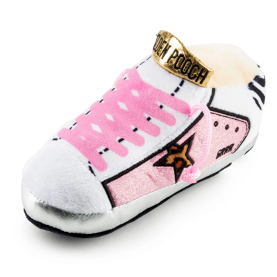 Golden Pooch Pink Sneaker Dog Toy 7"