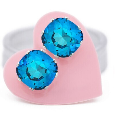 JoJo Loves You Bermuda Blue Cushion Blings