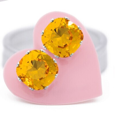 JoJo Loves You Bright Yellow Cushion Blings
