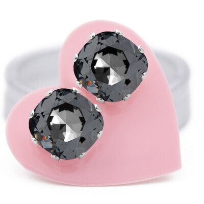 JoJo Loves You Black Sparkle Cushion Bling