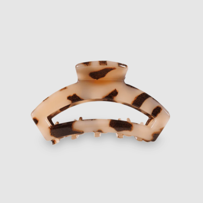 Teleties TINY Open Hair Clip, Blonde Tortoise