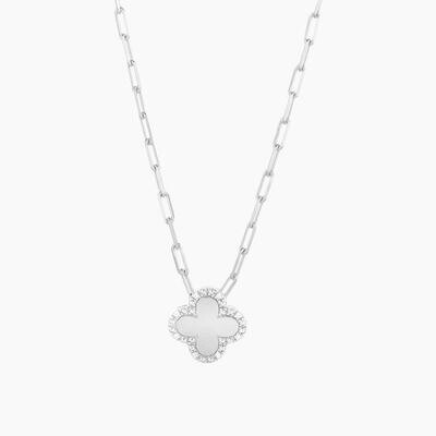 Ella Stein Classic Bloom Necklace (Silver)