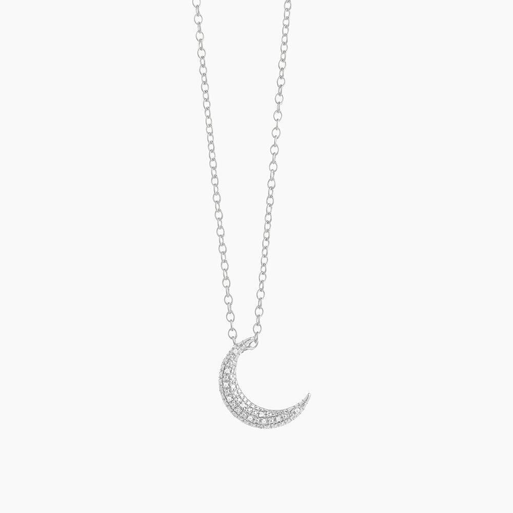 Ella Stein Over the Moon Necklace (Silver)