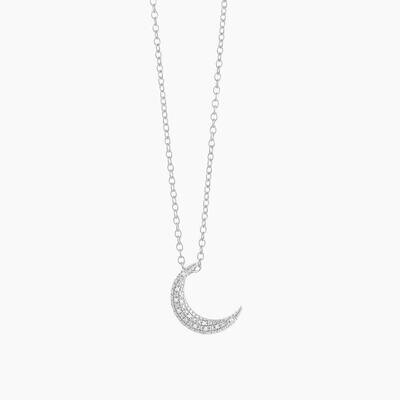 Ella Stein Over the Moon Necklace (Silver)