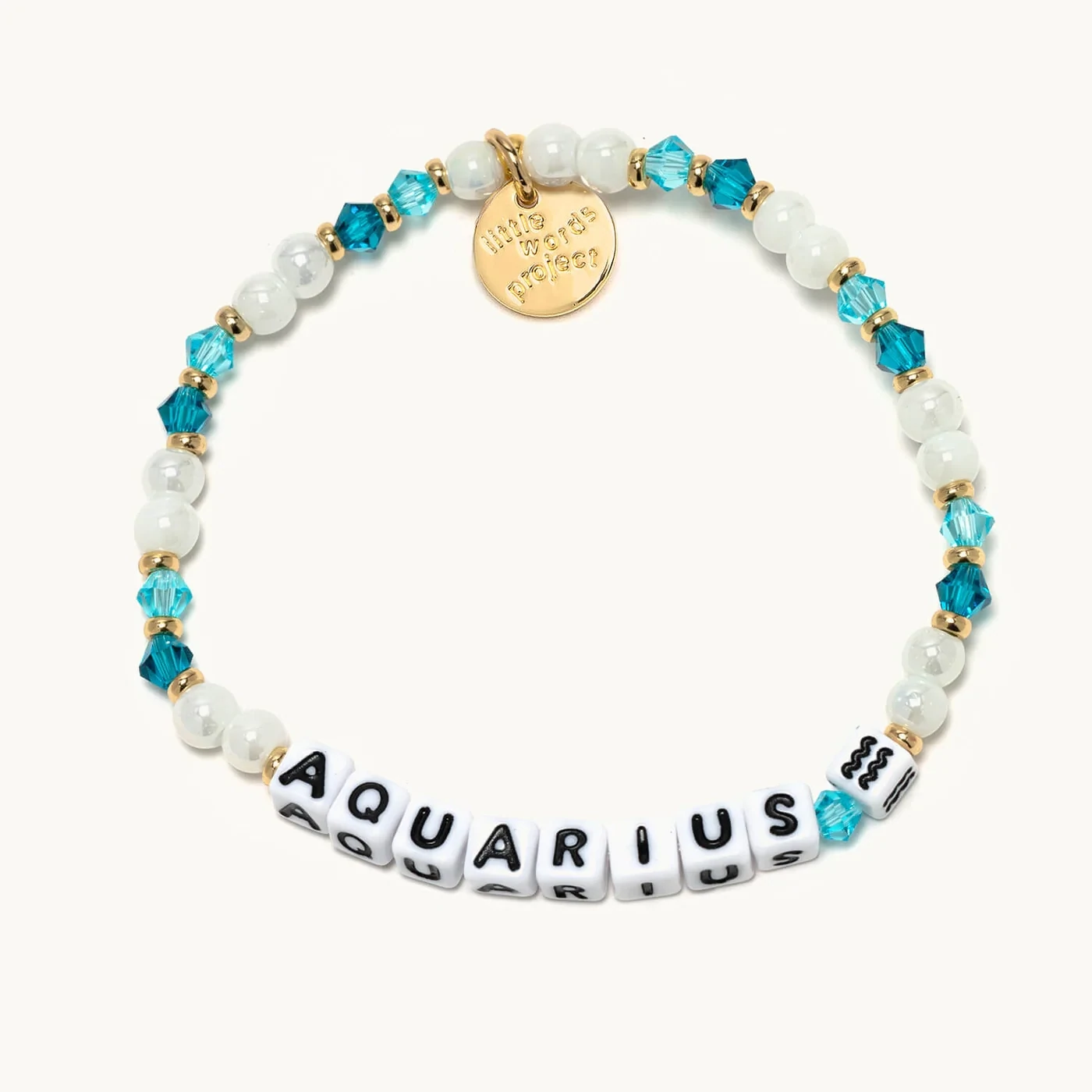 Little Words Project AQUARIUS Zodiac Bracelet M/L