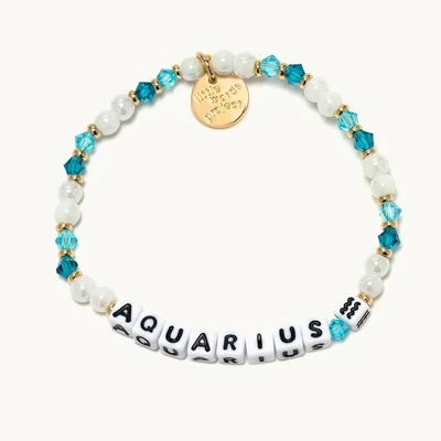 Little Words Project AQUARIUS Zodiac Bracelet M/L
