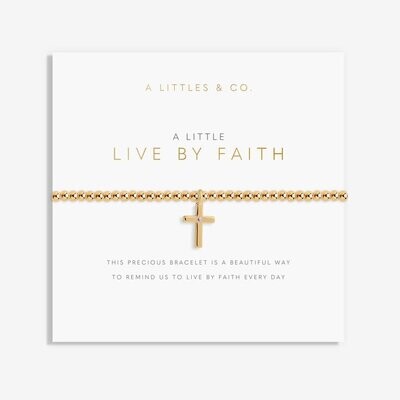 A Little 'Live by Faith' Bracelet
