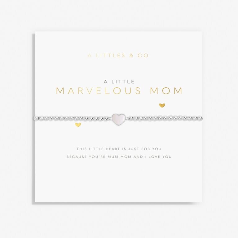 A Little &#39;Marvelous Mom&#39; Bracelet (Silver)
