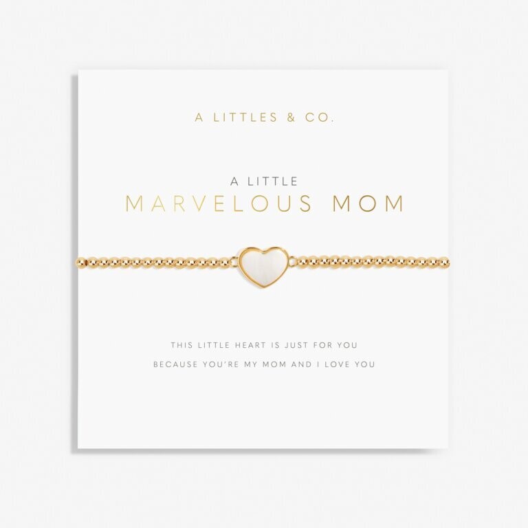 A Little 'Marvelous Mom' Bracelet (Gold)