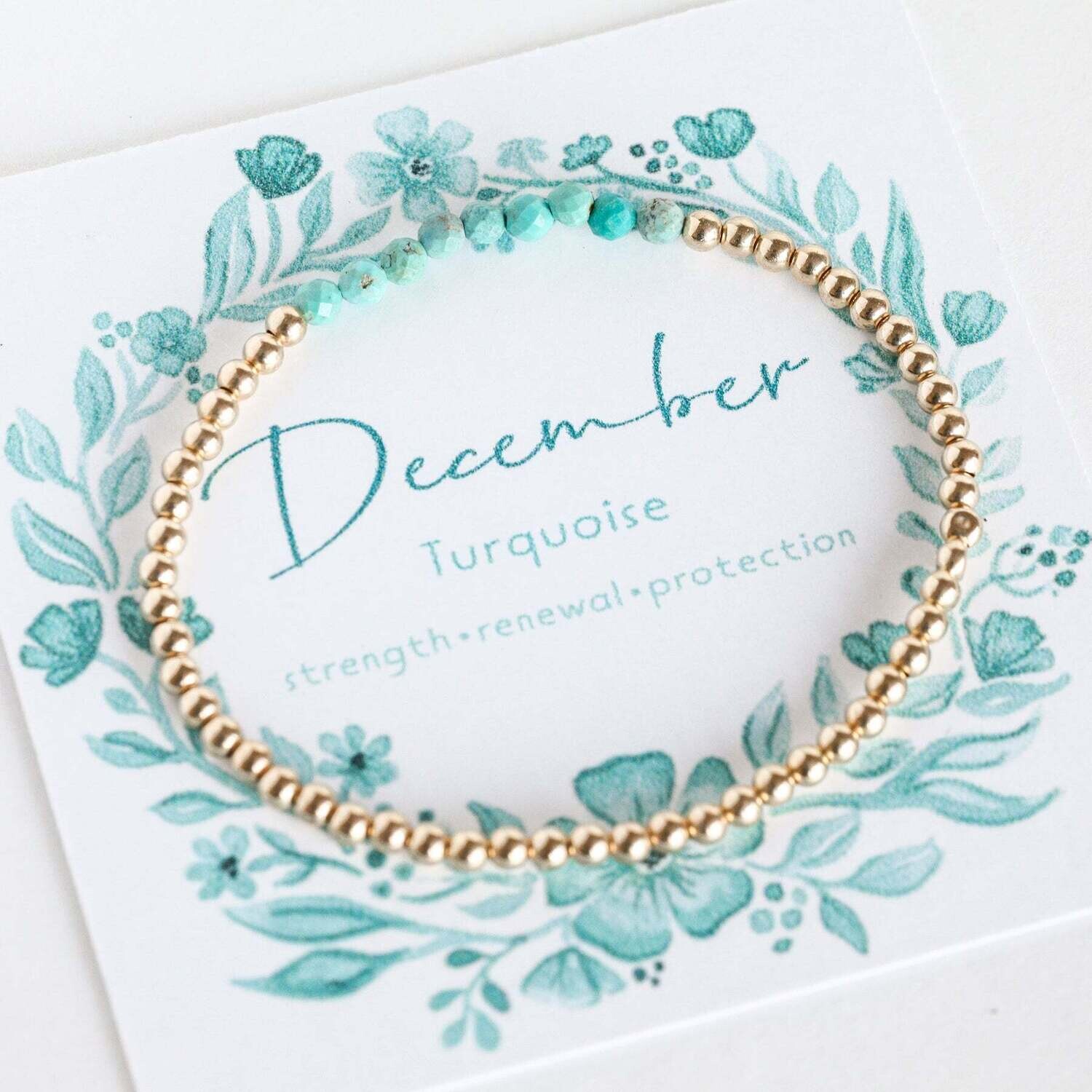 By Andie Birthstone Bracelet, December