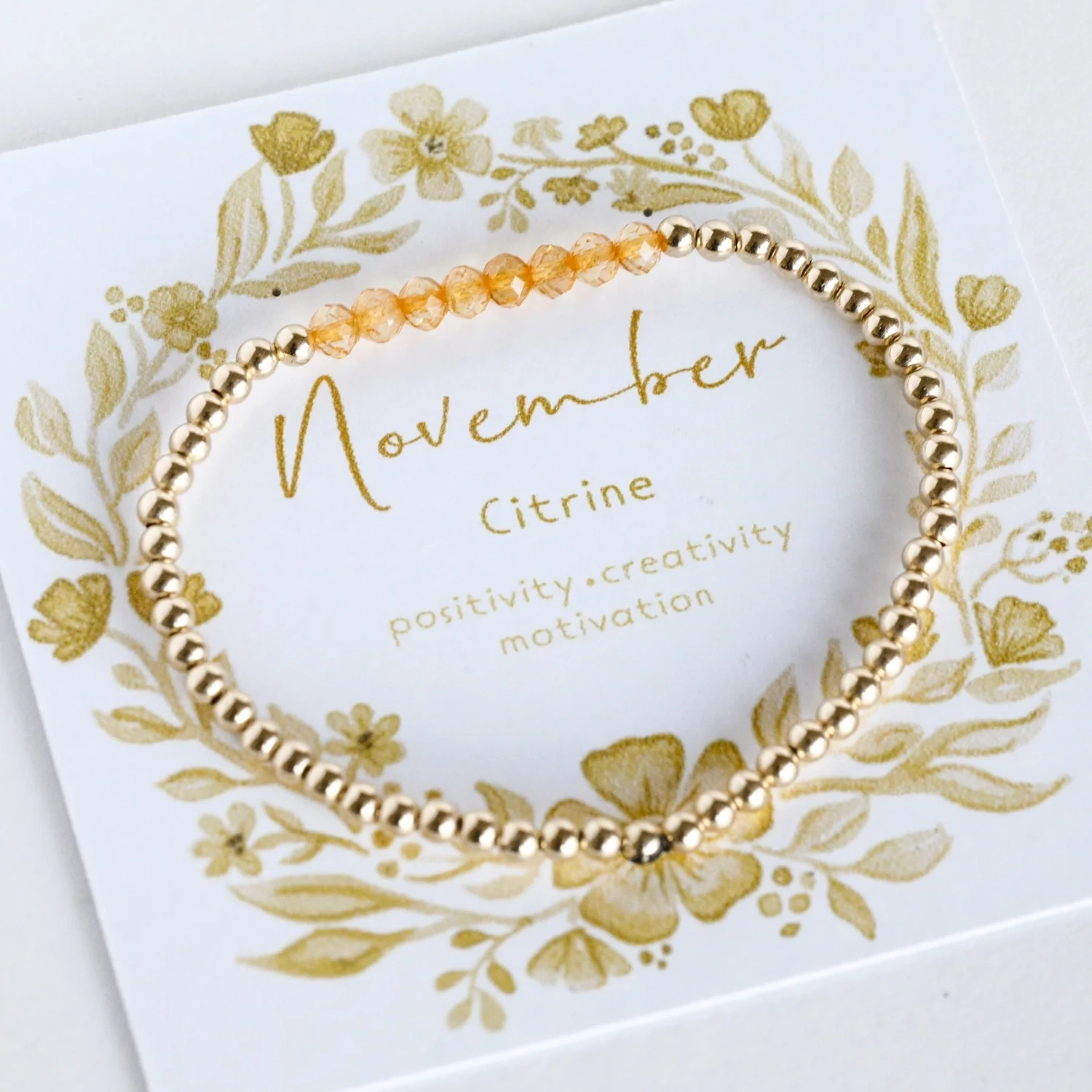 By Andie Birthstone Bracelet, November