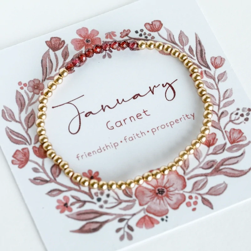 By Andie Birthstone Bracelet, January