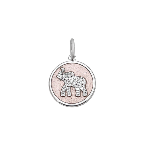 LOLA Elephant Pendant, Pink/Small