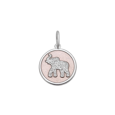 LOLA Elephant Pendant, Pink/Small