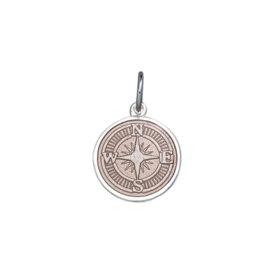 LOLA Compass Pendant, Pink/Small