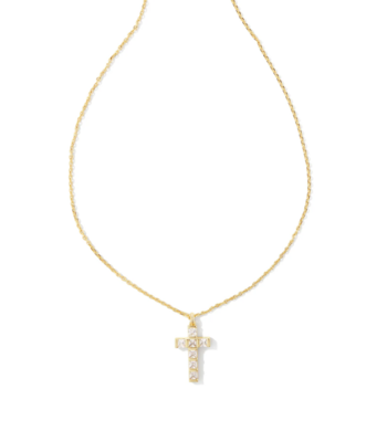 Kendra Scott Gracie Cross Necklace, Gold