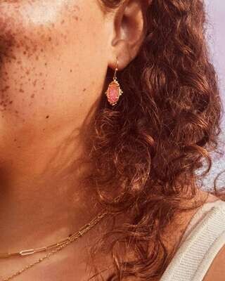 Kendra Scott Lee Petal Framed Drop Earrings, Sunrise Ombre