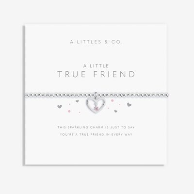 A Little 'True Friend' Bracelet, Silver