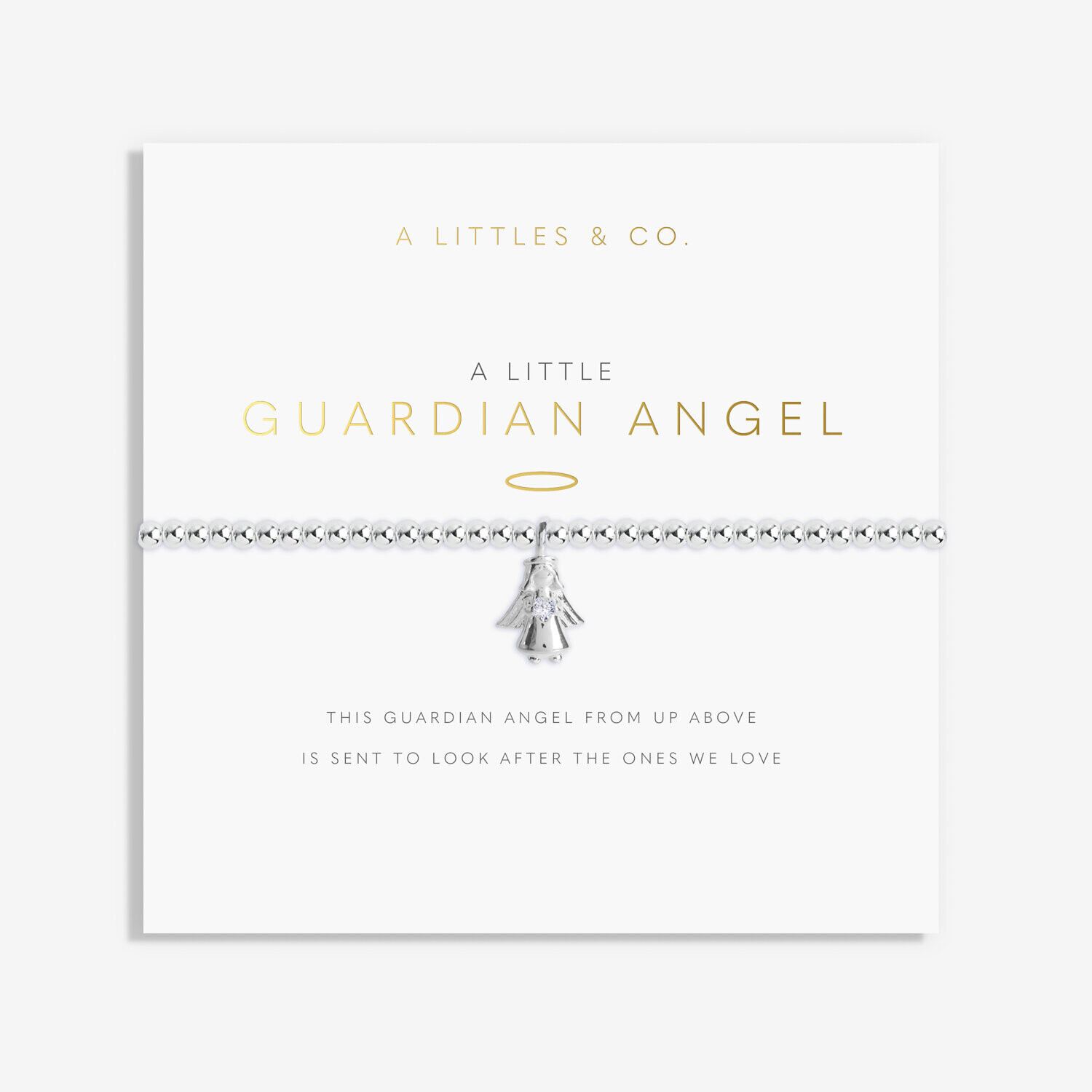 A Little &#39;Guardian Angel&#39; Bracelet, Silver