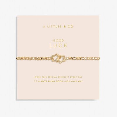 A Little 'Good Luck' Bracelet, Gold