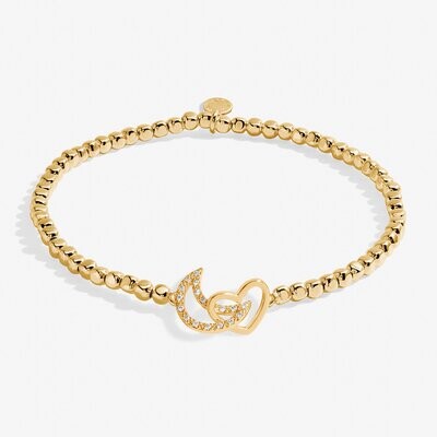 A Little 'Love You to the Moon' Bracelet, Gold