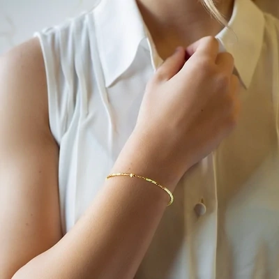 Lenny &amp; Eva Sprinkles Bangle - Lime