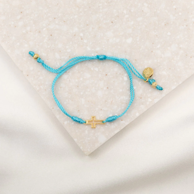 MSMH Filled By Faith Bracelet (Gold/Turquoise)