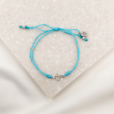 MSMH Filled By Faith Bracelet (Silver/Turquoise)