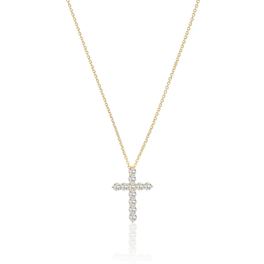 Sif Jakobs Belluno Croce Necklace (Gold)