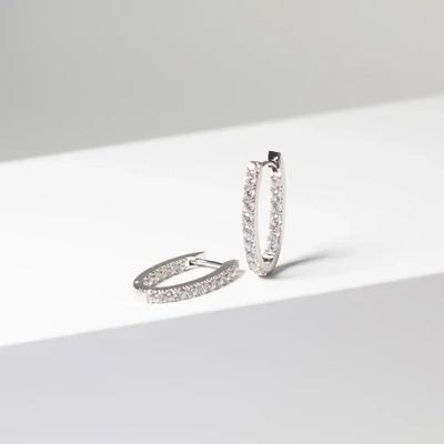 Sif Jakobs Ellisse Piccolo Earrings (Silver)