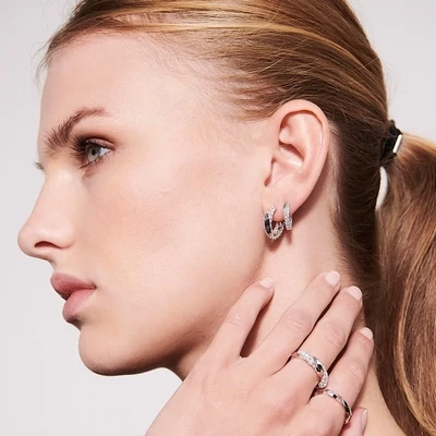 Sif Jakobs Ferrara Medio Earrings (Silver)
