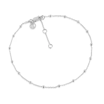 Sif Jakobs Cavalier Ankle Chain (Silver)