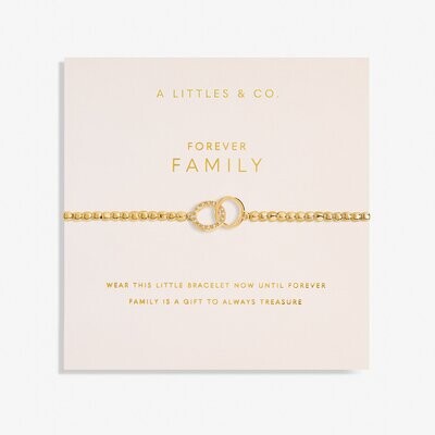 A Little 'Forever Family' Bracelet, Gold