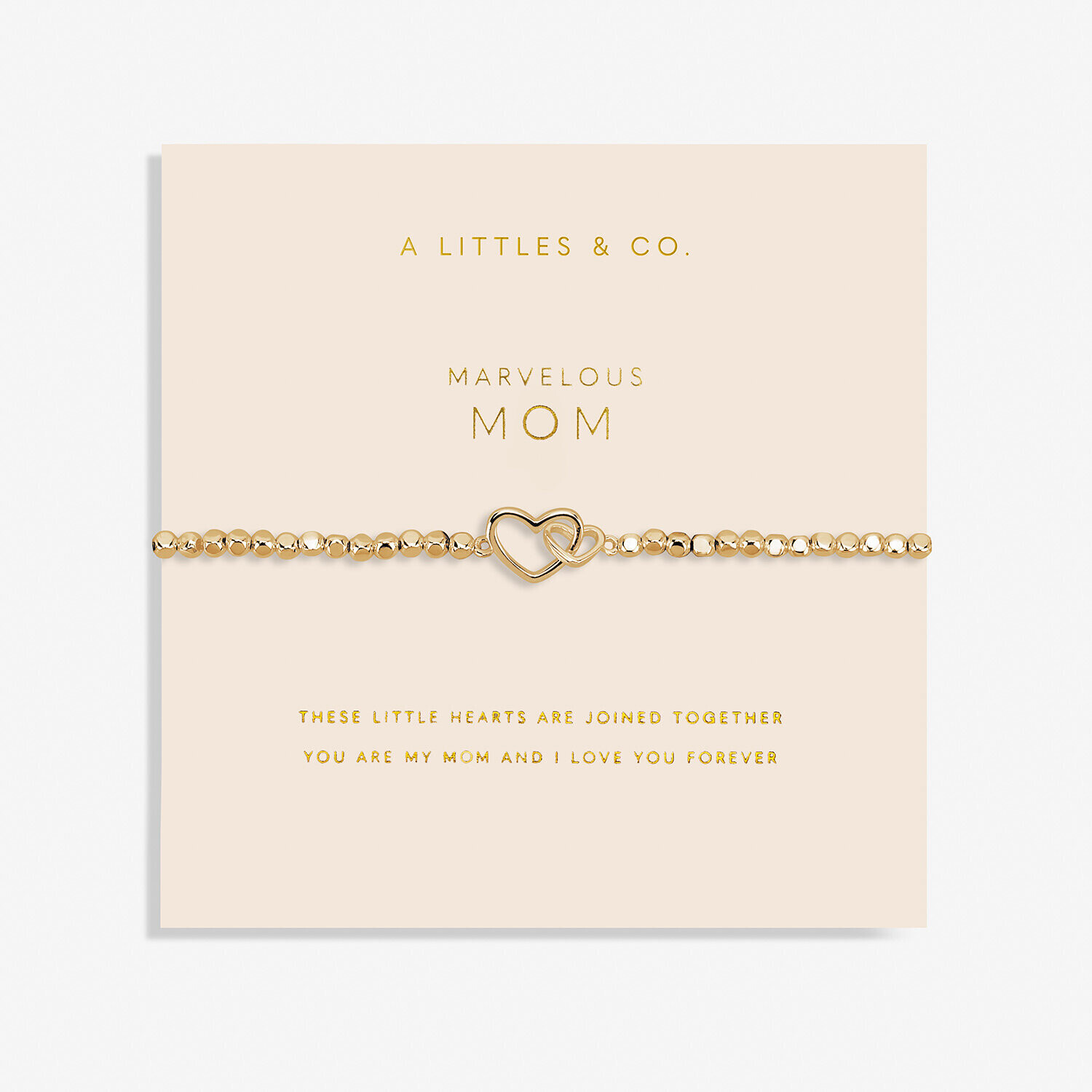 A Little &#39;Marvelous Mom&#39; Bracelet, Gold