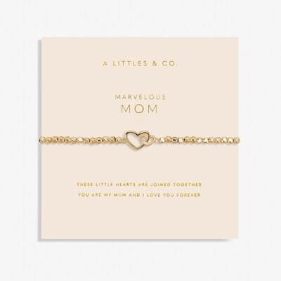 A Little 'Marvelous Mom' Bracelet, Gold
