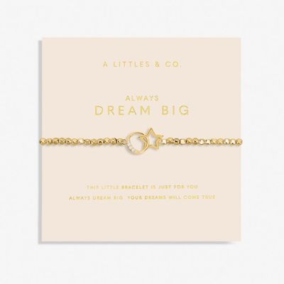 A Little 'Always Dream Big' Bracelet, Gold