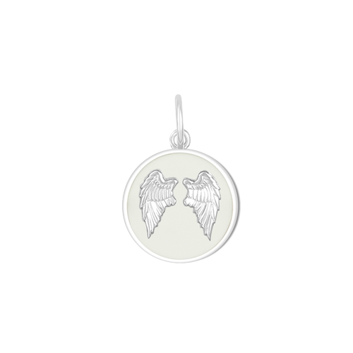 LOLA Angel Wings Fly Pendant, White/Small