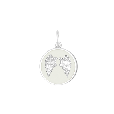 LOLA Angel Wings Fly Pendant, White/Small
