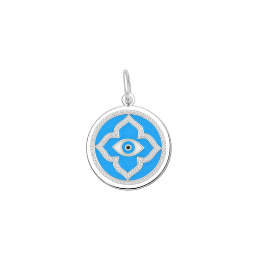 LOLA Evil Eye Pendant, Turquoise/Small