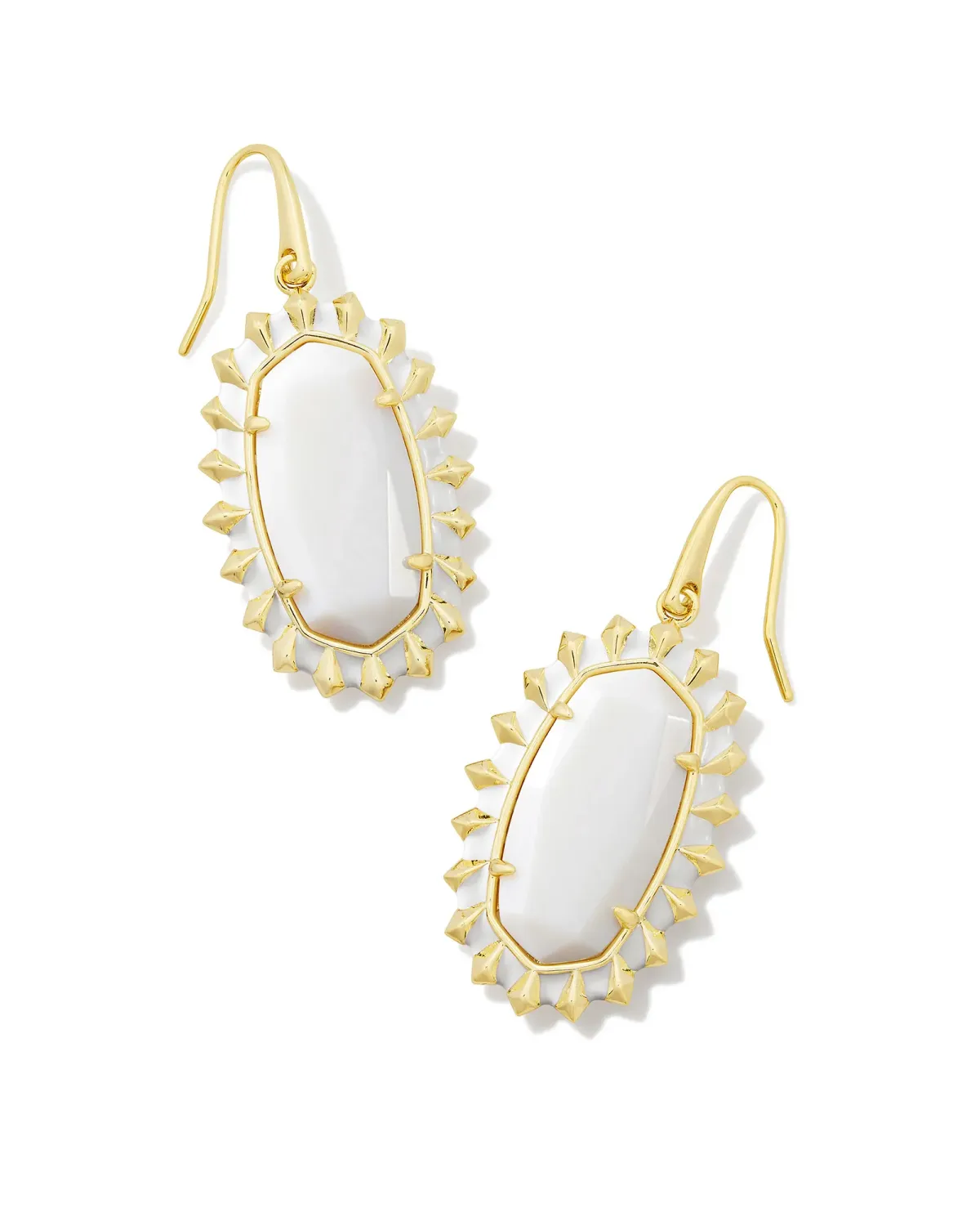 Kendra Scott Dani Color Burst Earrings, White