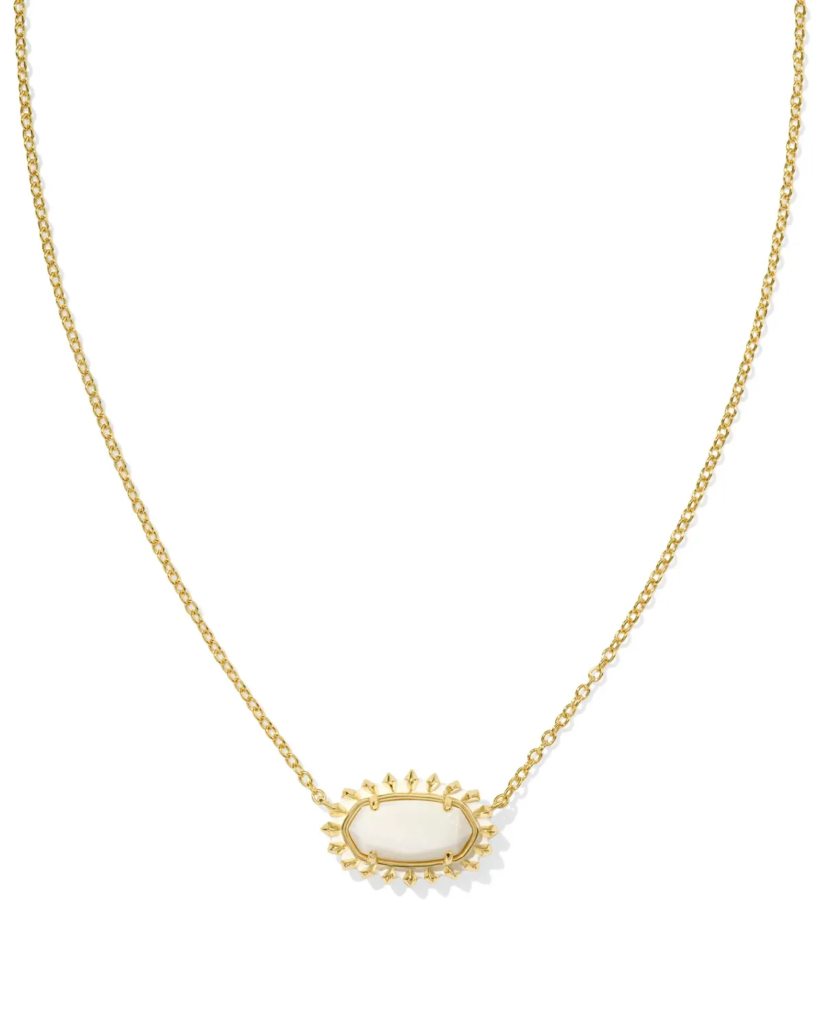 Kendra Scott Elisa Color Burst Necklace, White