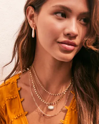 Kendra Scott Elisa Color Burst Necklace, White