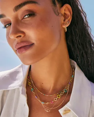 Kendra Scott Kelsey Necklace, Silver