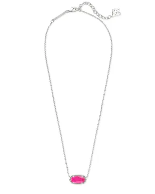 Kendra Scott Elisa Necklace, Silver/Azalea Illusion